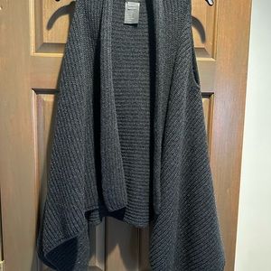 Club Monaco Sleeveless Cardigan Sweater